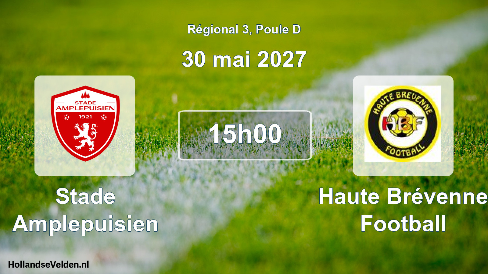 Match programmé: Stade Amplepuisien - Haute Brévenne Football (30 mai 2027)