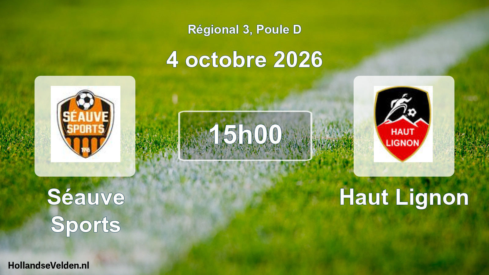 Match programmé: Séauve Sports - Haut Lignon (4 octobre 2026)