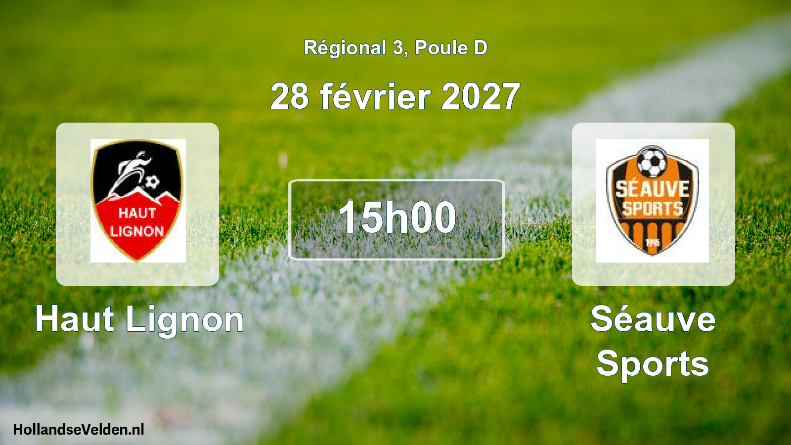 Match programmé: Haut Lignon - Séauve Sports (28 février 2027)