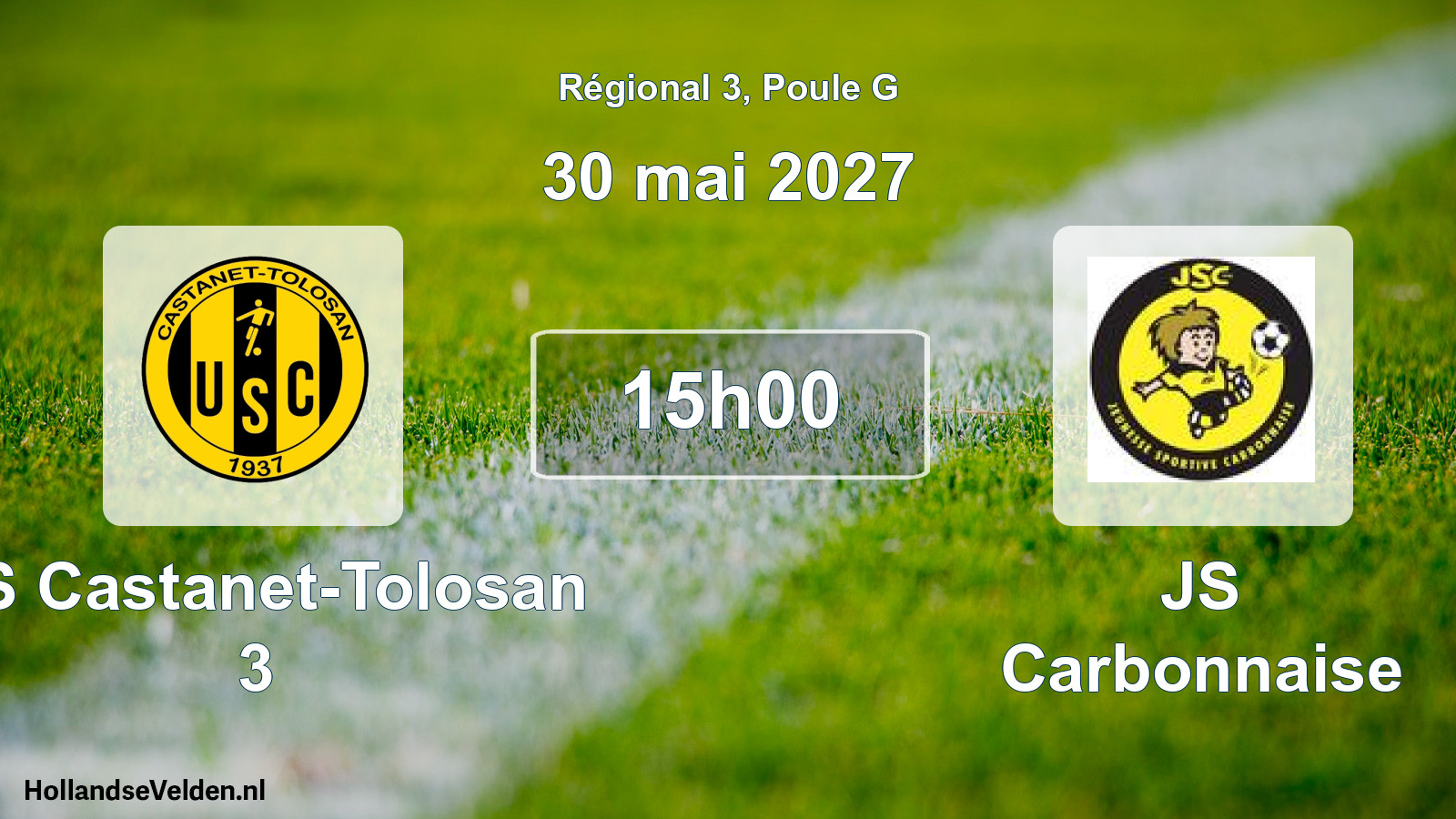 Scheduled Match: US Castanet-Tolosan 3 - JS Carbonnaise (30 May 2027)