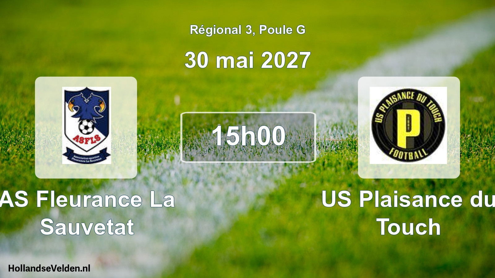 Match programmé: AS Fleurance La Sauvetat - US Plaisance du Touch (30 mai 2027)