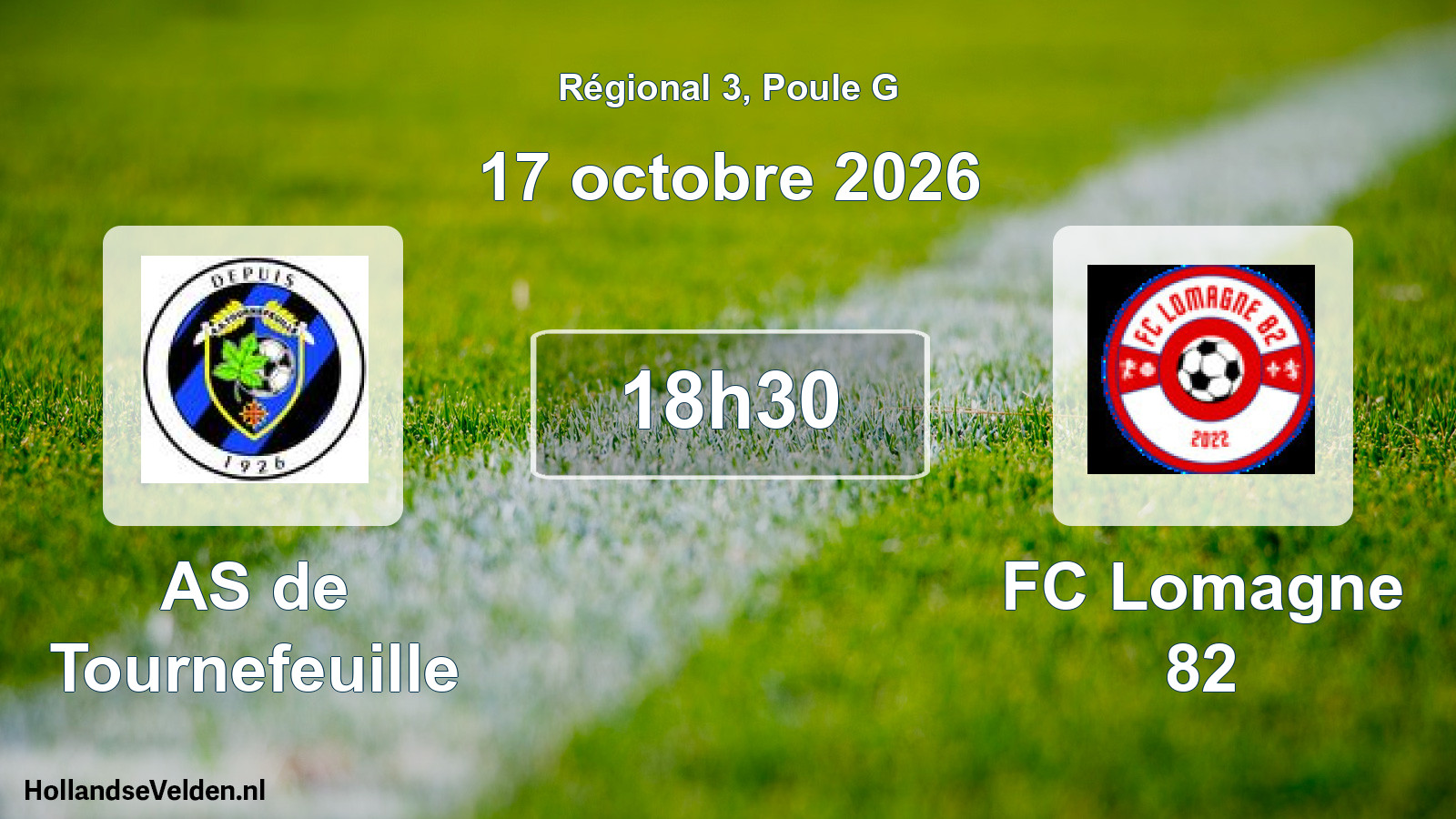 Scheduled Match: AS de Tournefeuille - FC Lomagne 82 (17 October 2026)