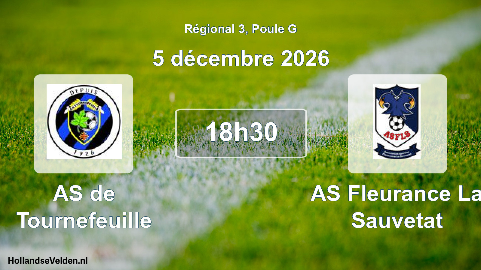 Match programmé: AS de Tournefeuille - AS Fleurance La Sauvetat (5 décembre 2026)