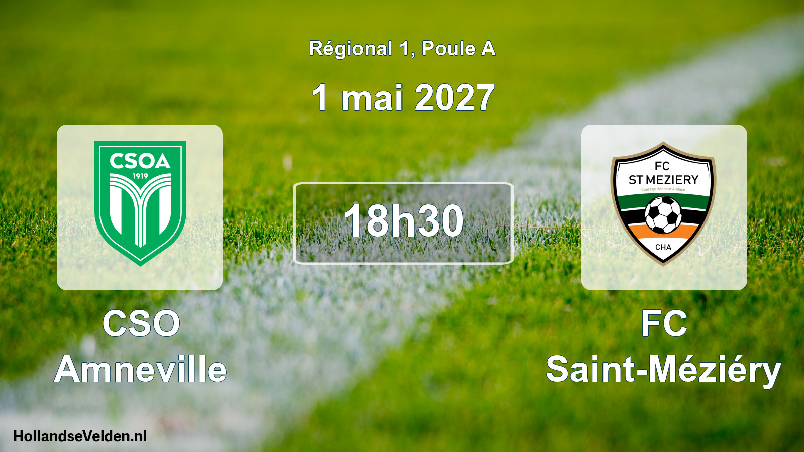 Match programmé: CSO Amneville - FC Saint-Méziéry (1 mai 2027)