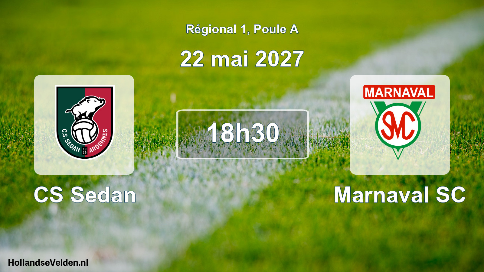 Match programmé: CS Sedan - Marnaval SC (22 mai 2027)