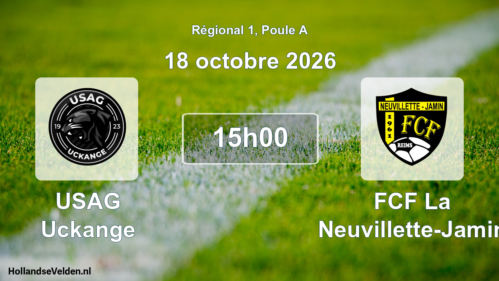 Match programmé: USAG Uckange - FCF La Neuvillette-Jamin (18 octobre 2026)