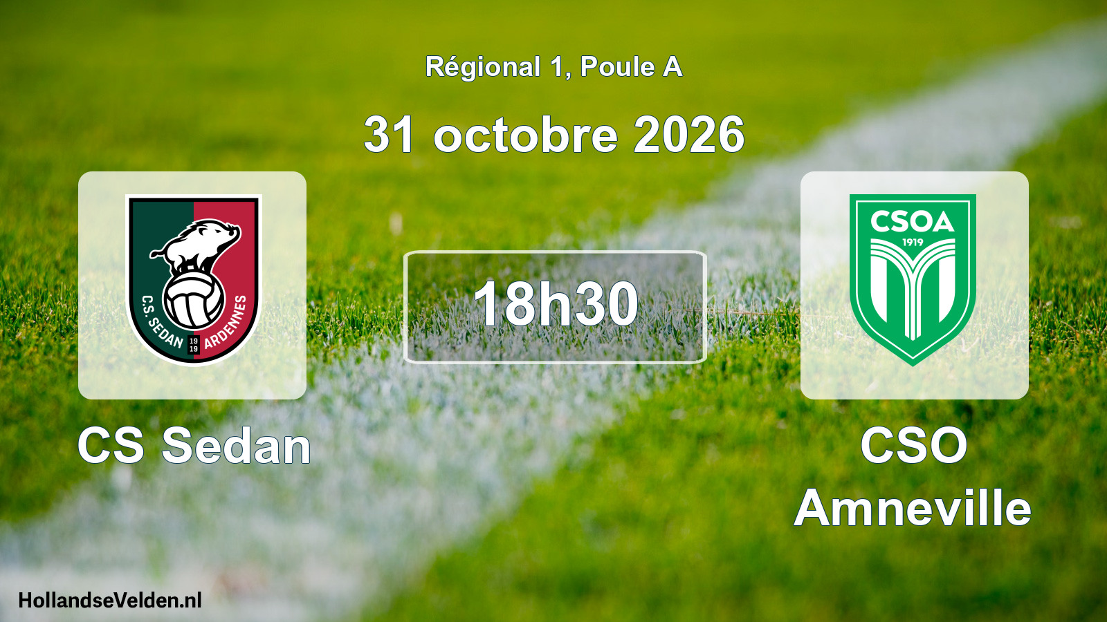 Scheduled Match: CS Sedan - CSO Amneville (31 October 2026)