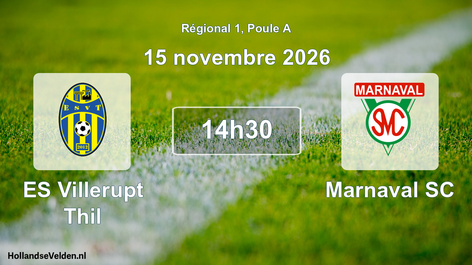 Scheduled Match: ES Villerupt Thil - Marnaval SC (15 November 2026)