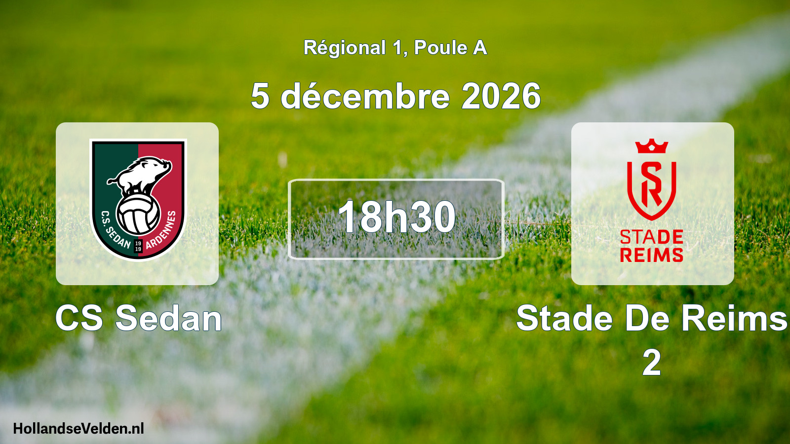 Scheduled Match: CS Sedan - Stade De Reims 2 (5 December 2026)