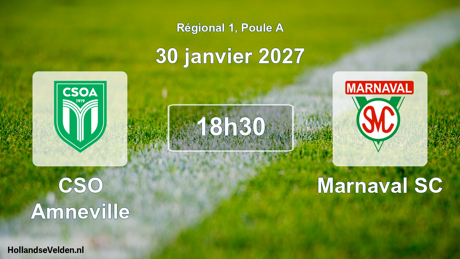 Match programmé: CSO Amneville - Marnaval SC (30 janvier 2027)