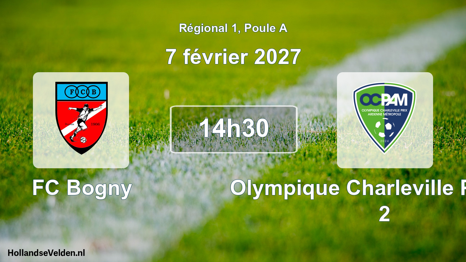 Scheduled Match: FC Bogny - Olympique Charleville Prix AM 2 (7 February 2027)