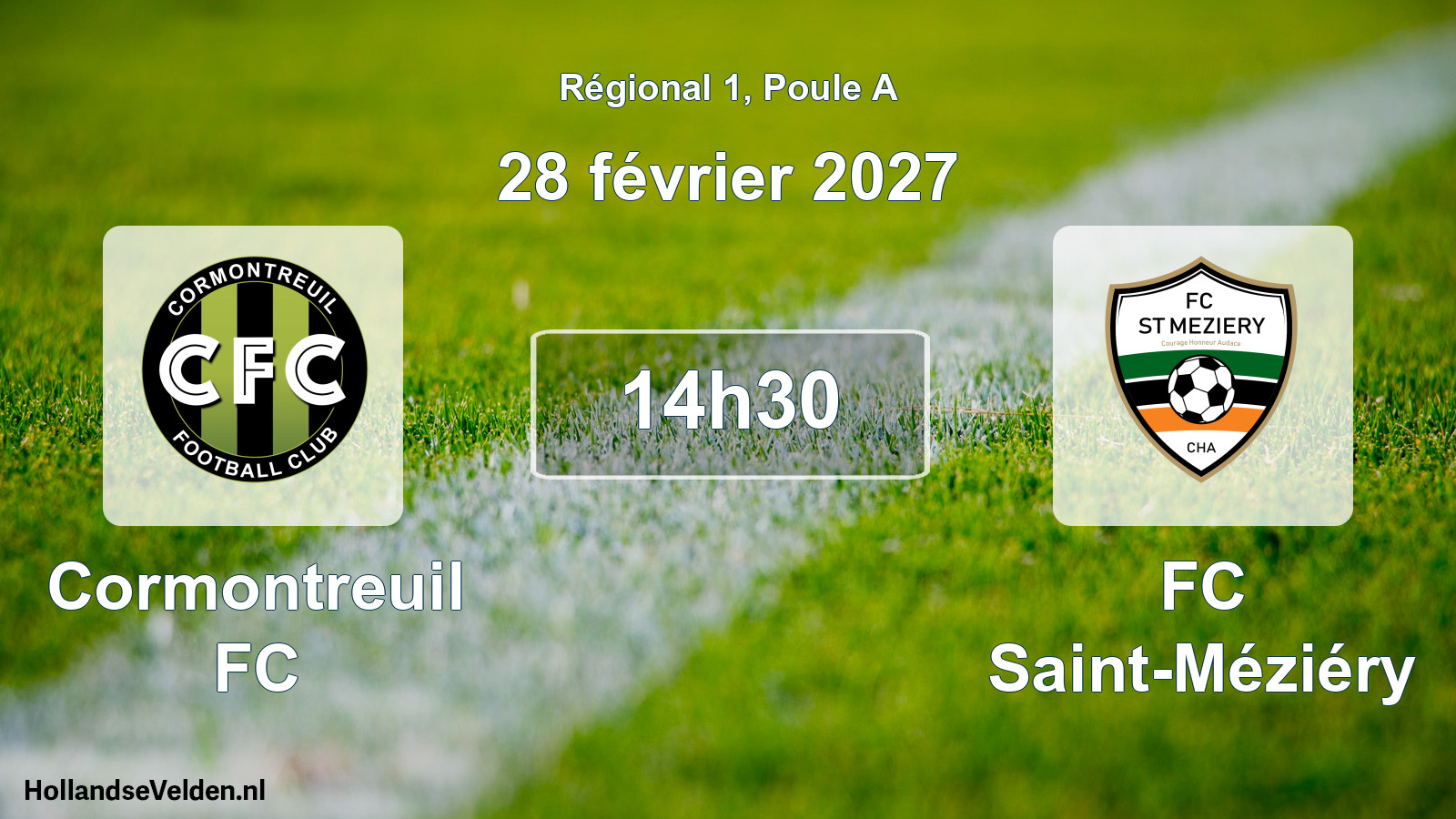 Scheduled Match: Cormontreuil FC - FC Saint-Méziéry (28 February 2027)