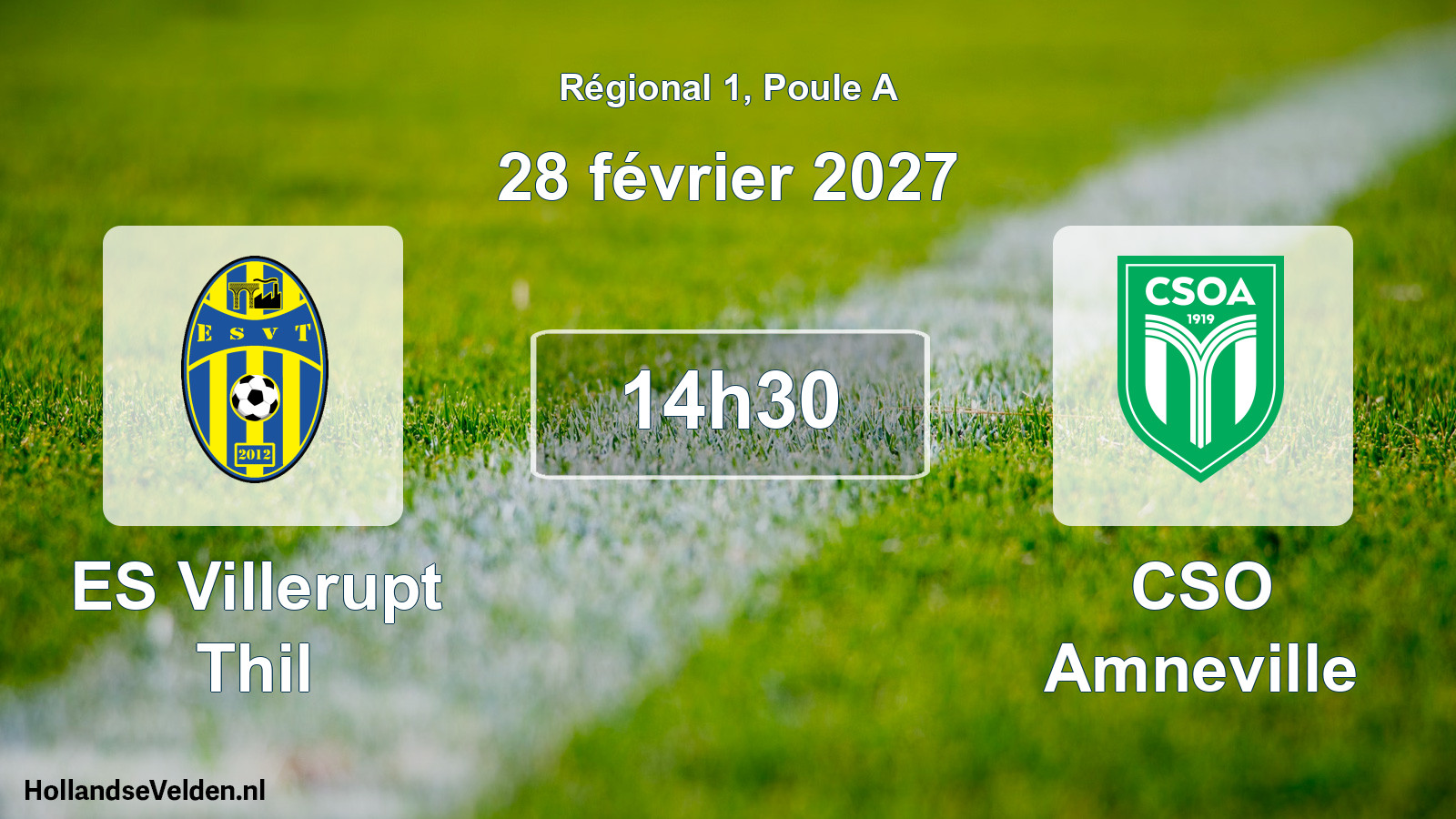 Match programmé: ES Villerupt Thil - CSO Amneville (28 février 2027)