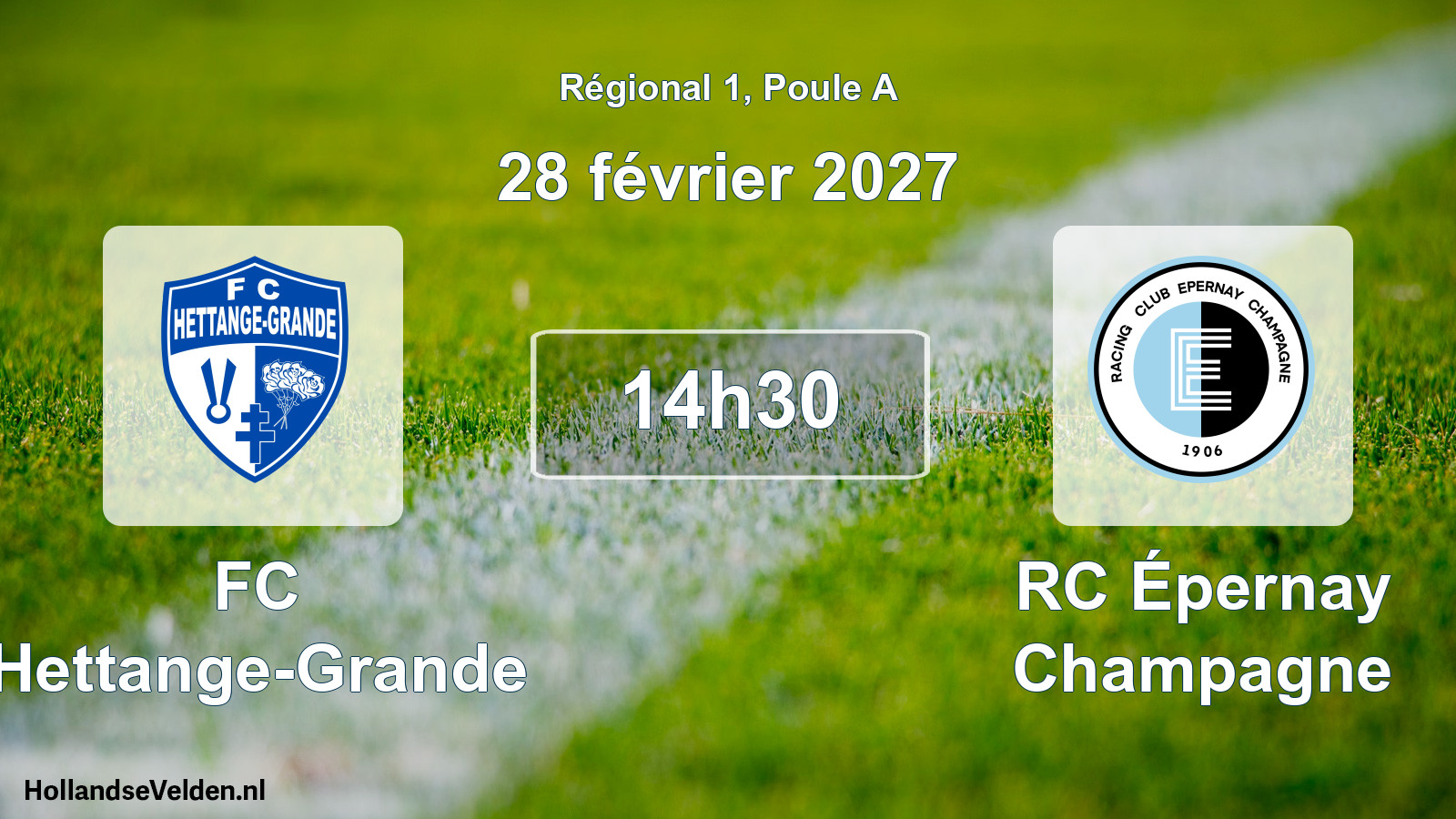 Scheduled Match: FC Hettange-Grande - RC Épernay Champagne (28 February 2027)