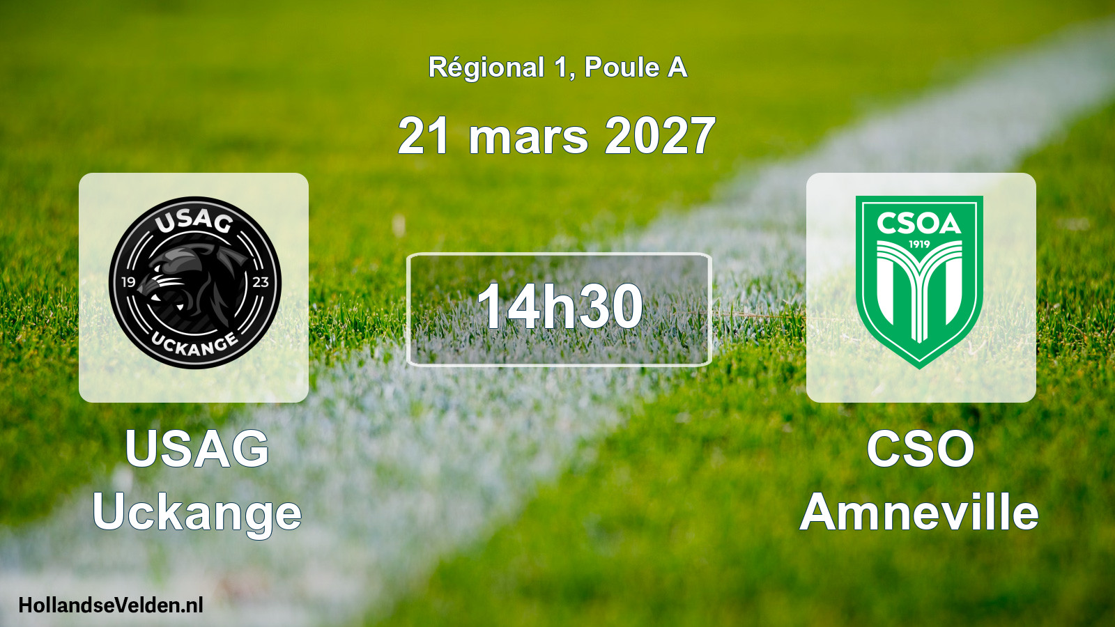 Scheduled Match: USAG Uckange - CSO Amneville (21 March 2027)
