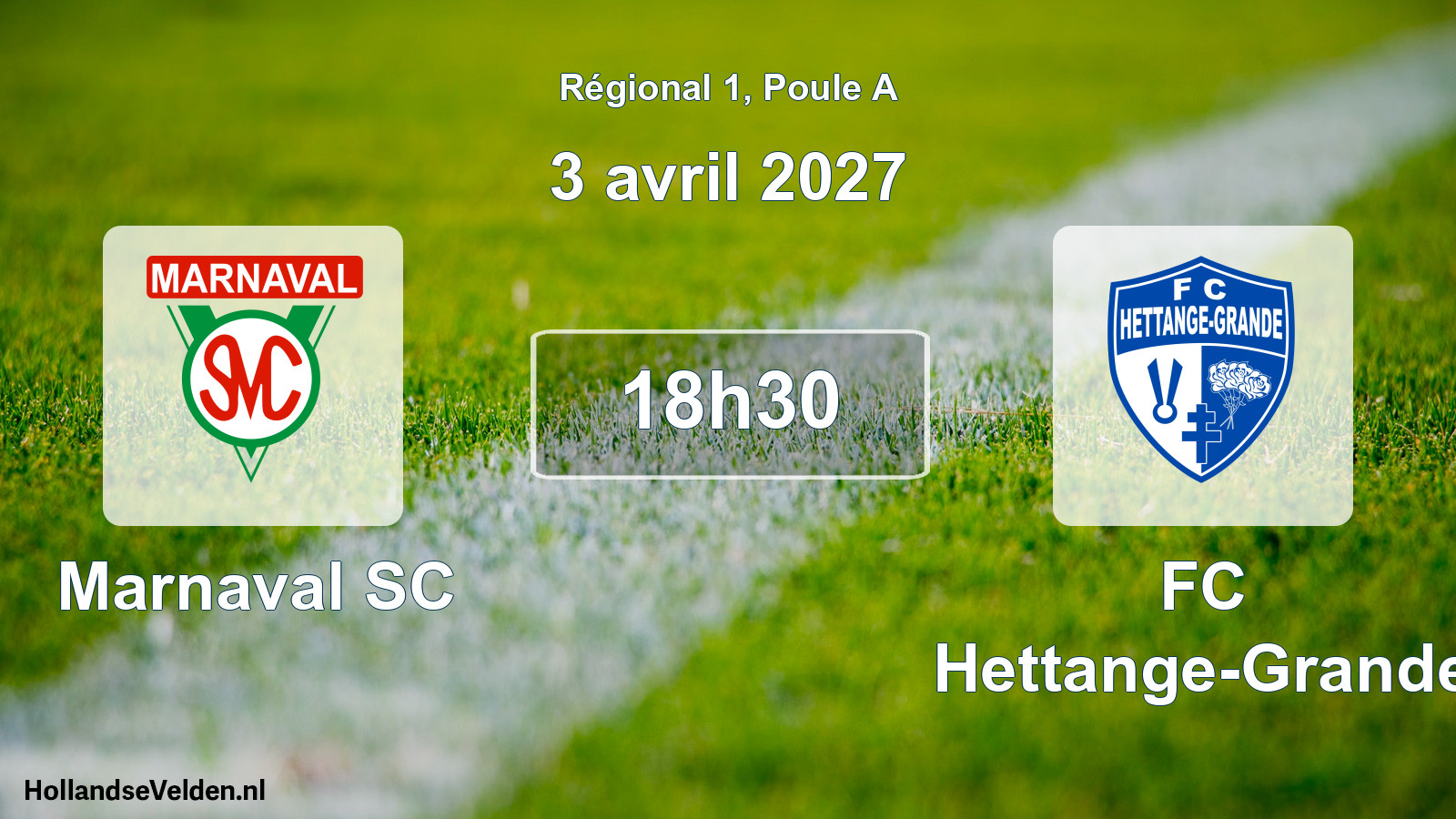 Scheduled Match: Marnaval SC - FC Hettange-Grande (3 April 2027)