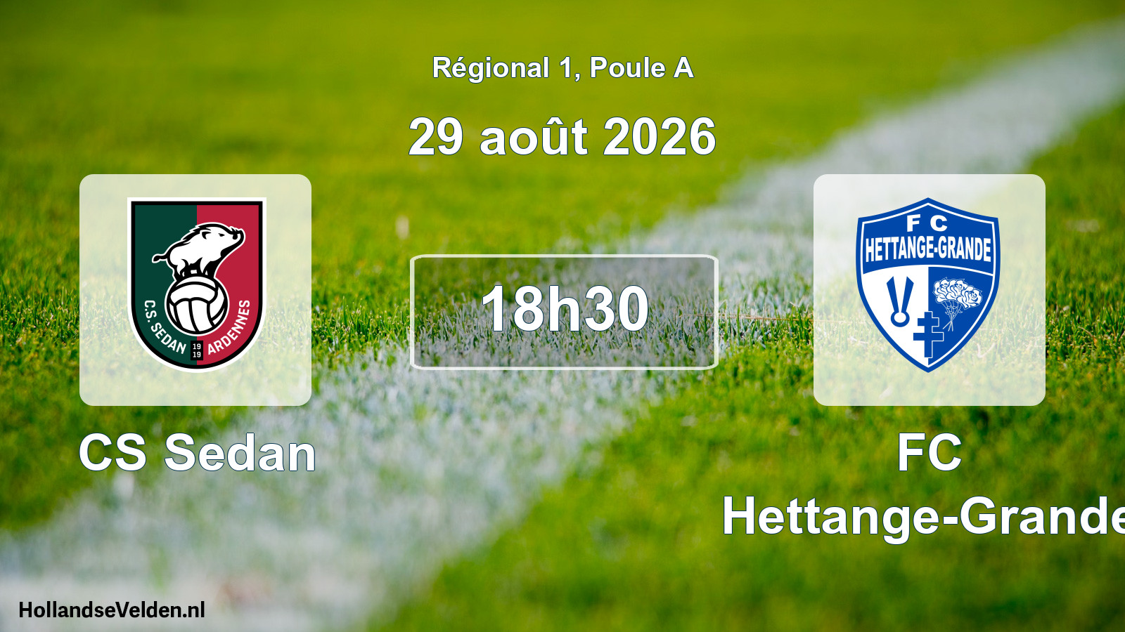 Scheduled Match: CS Sedan - FC Hettange-Grande (29 August 2026)