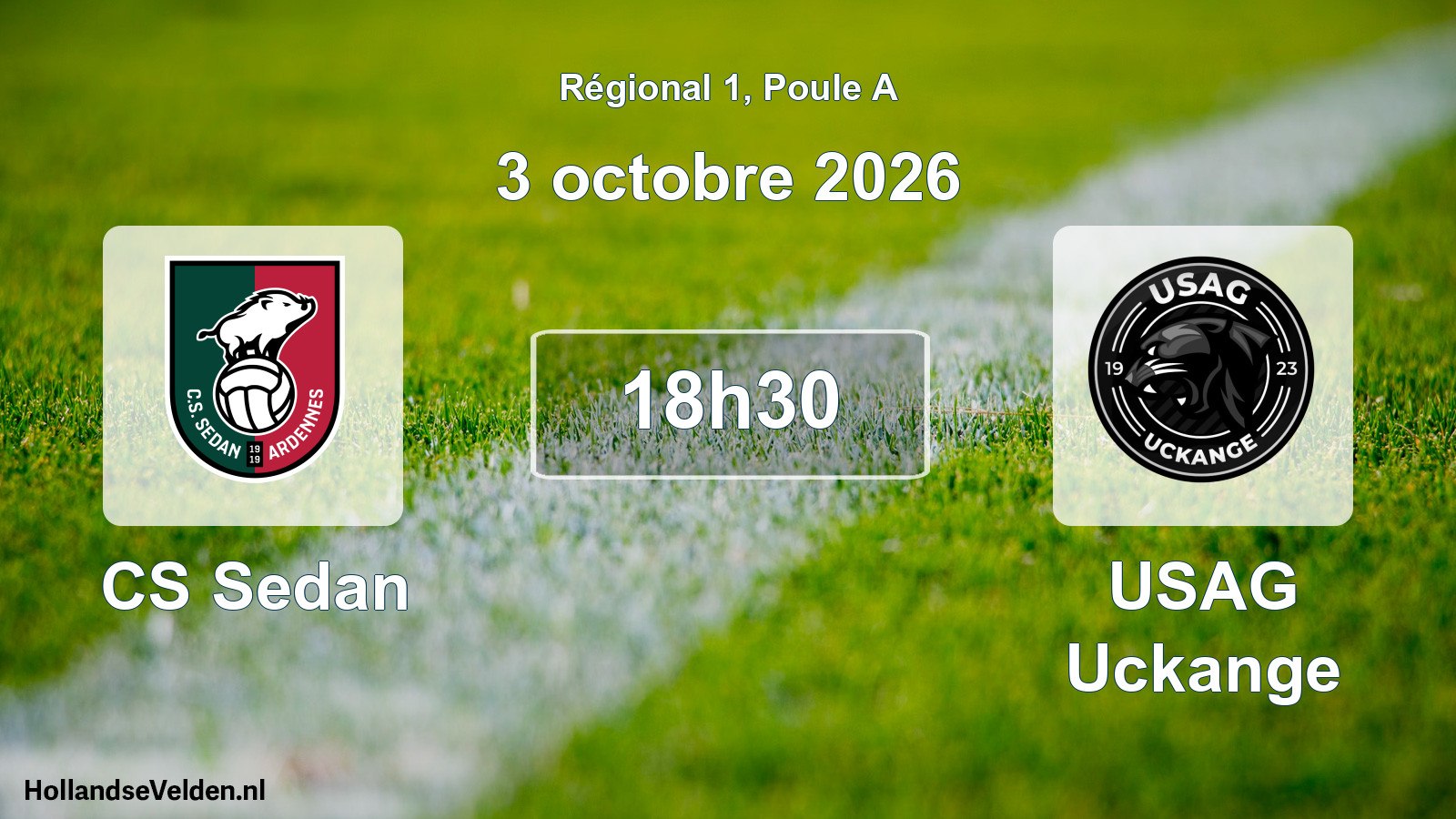 Scheduled Match: CS Sedan - USAG Uckange (3 October 2026)