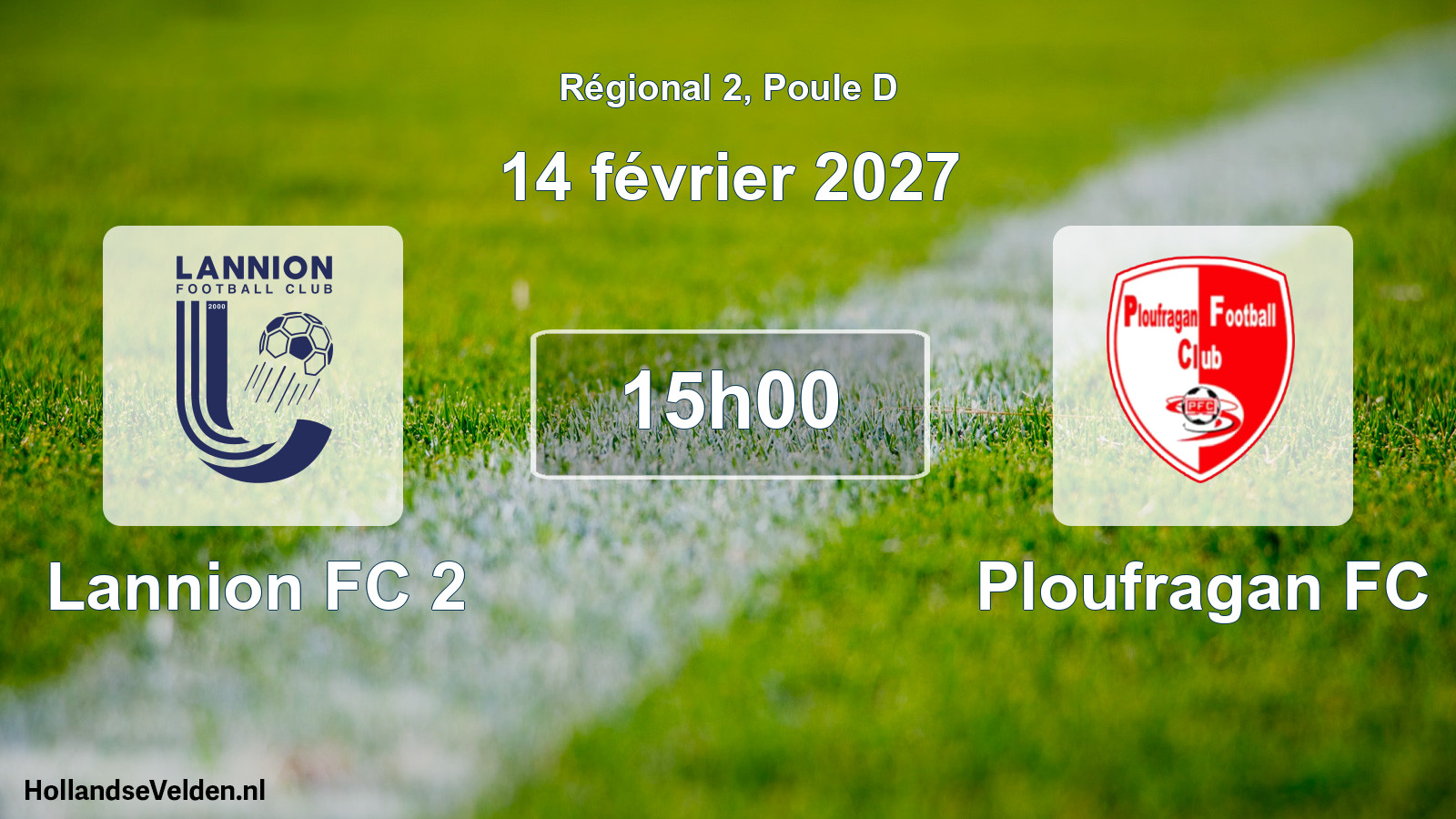 Scheduled Match: Lannion FC 2 - Ploufragan FC (14 February 2027)