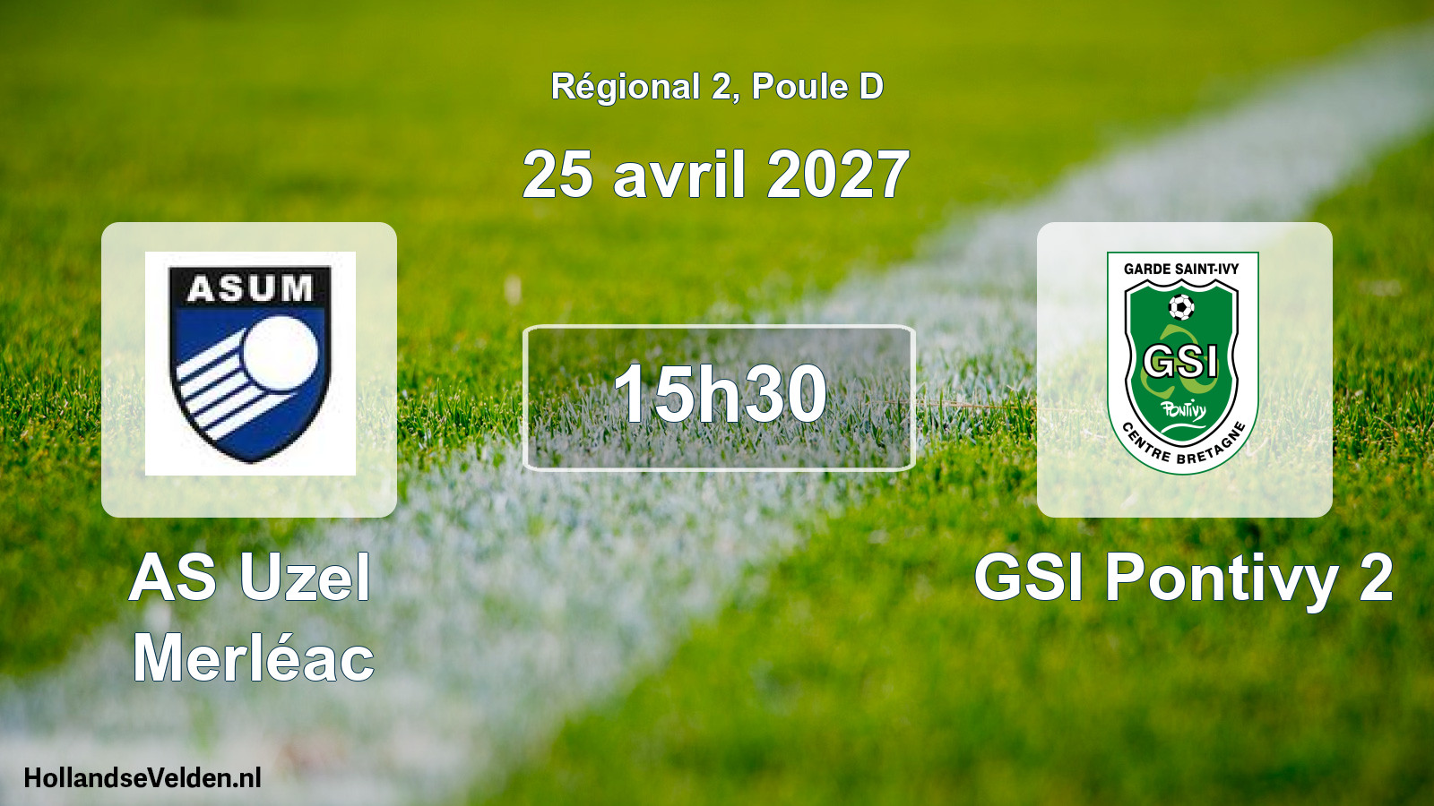 Scheduled Match: AS Uzel Merléac - GSI Pontivy 2 (25 April 2027)