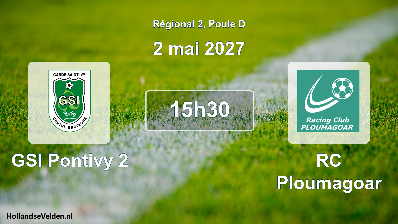 Geplande wedstrijd: GSI Pontivy 2 - RC Ploumagoar (2 mei 2027)