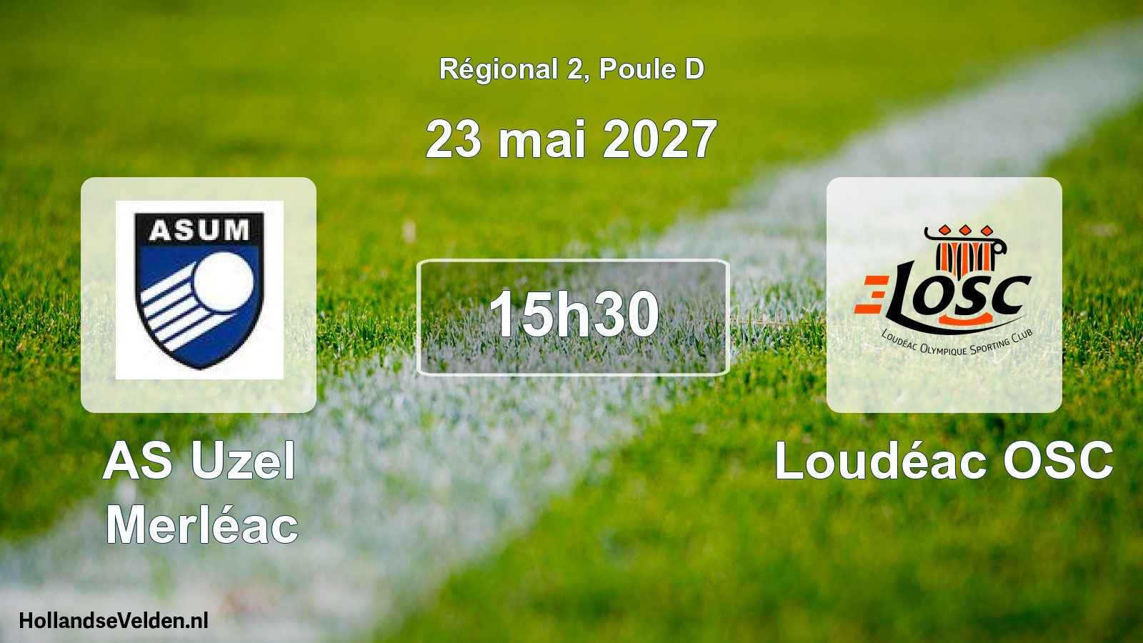 Match programmé: AS Uzel Merléac - Loudéac OSC (23 mai 2027)