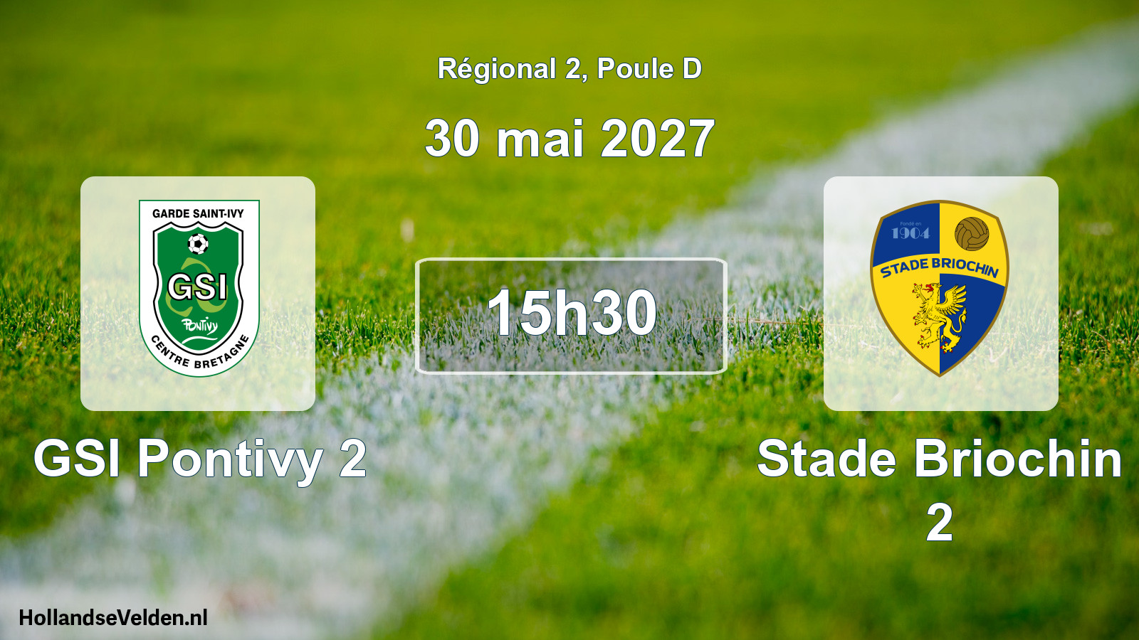 Scheduled Match: GSI Pontivy 2 - Stade Briochin 2 (30 May 2027)