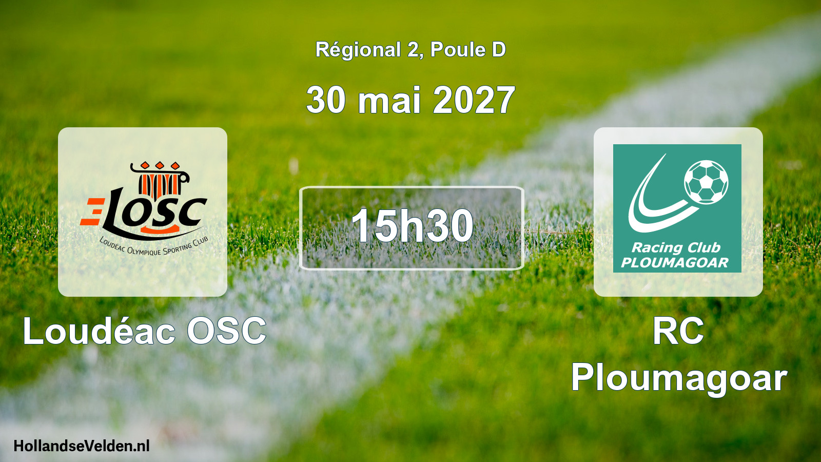 Match programmé: Loudéac OSC - RC Ploumagoar (30 mai 2027)