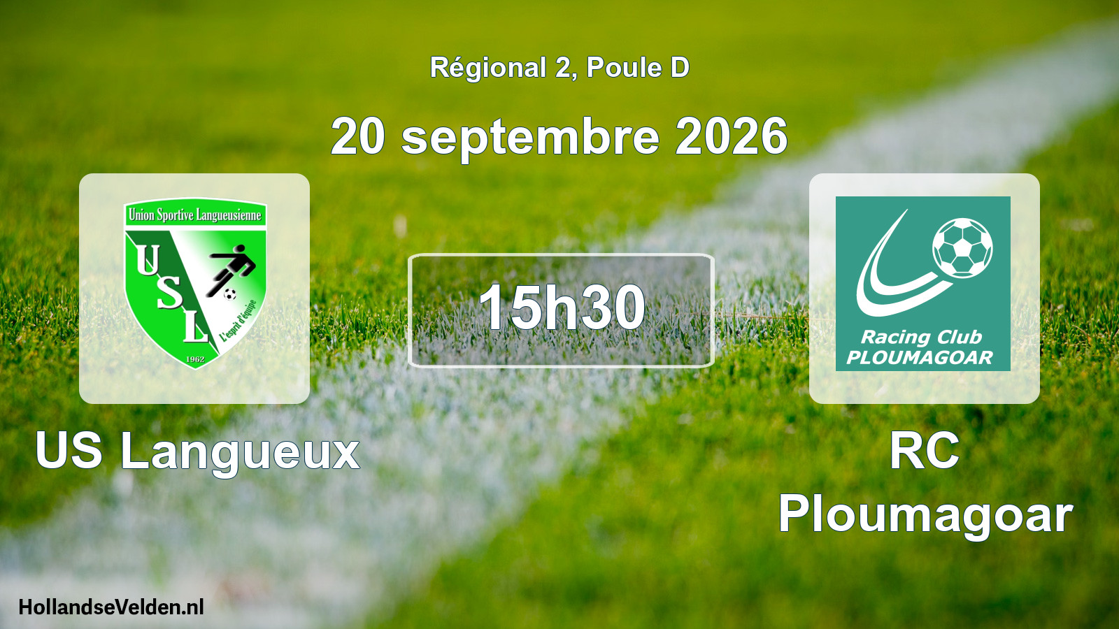 Scheduled Match: US Langueux - RC Ploumagoar (20 September 2026)