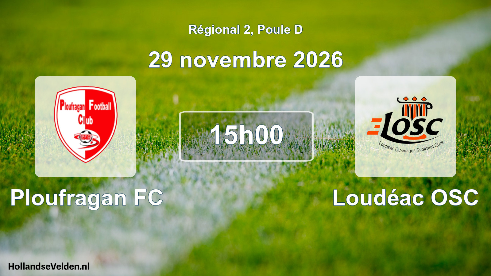 Scheduled Match: Ploufragan FC - Loudéac OSC (29 November 2026)