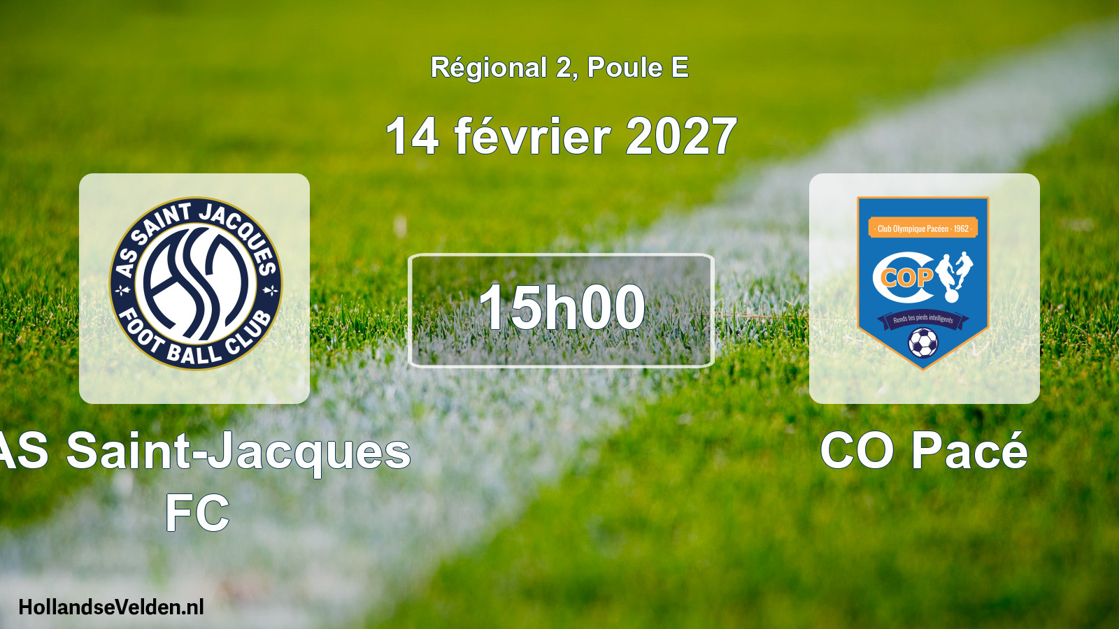 Scheduled Match: AS Saint-Jacques FC - CO Pacé (14 February 2027)