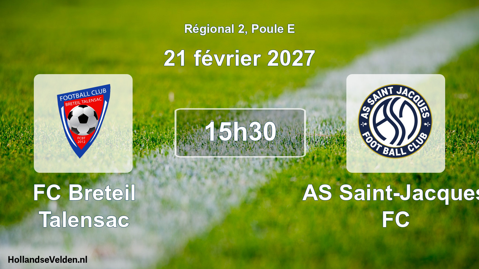 Scheduled Match: FC Breteil Talensac - AS Saint-Jacques FC (21 February 2027)