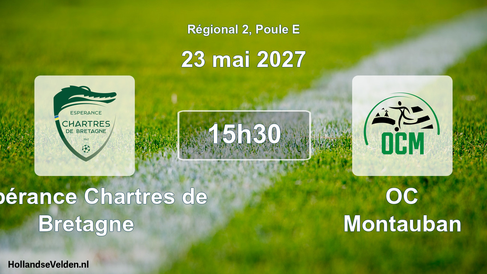 Scheduled Match: Espérance Chartres de Bretagne - OC Montauban (23 May 2027)