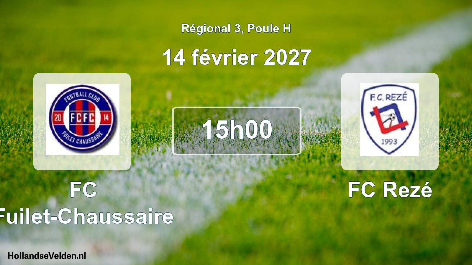 Scheduled Match: FC Fuilet-Chaussaire - FC Rezé (14 February 2027)