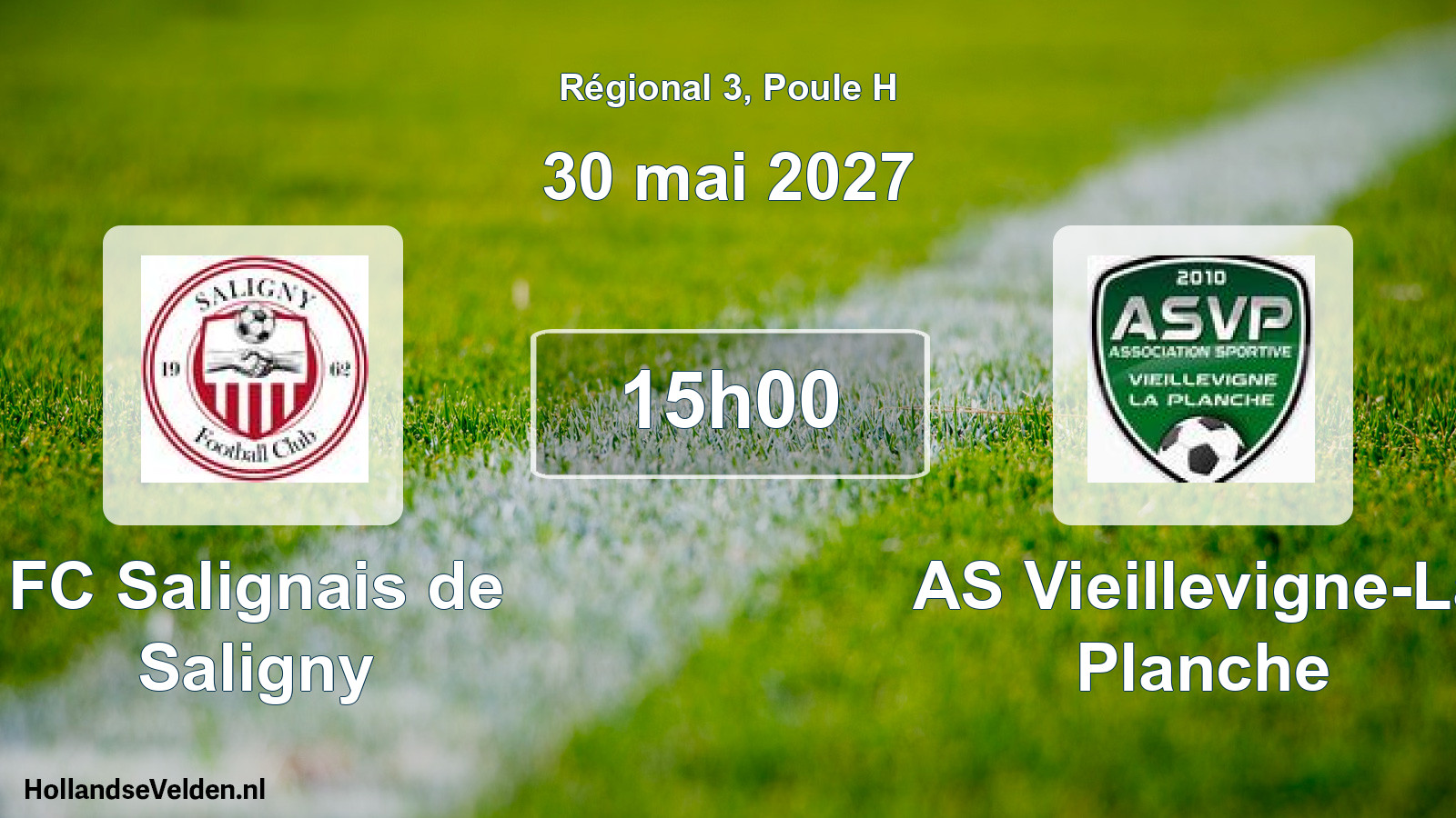 Scheduled Match: FC Salignais de Saligny - AS Vieillevigne-La Planche (30 May 2027)