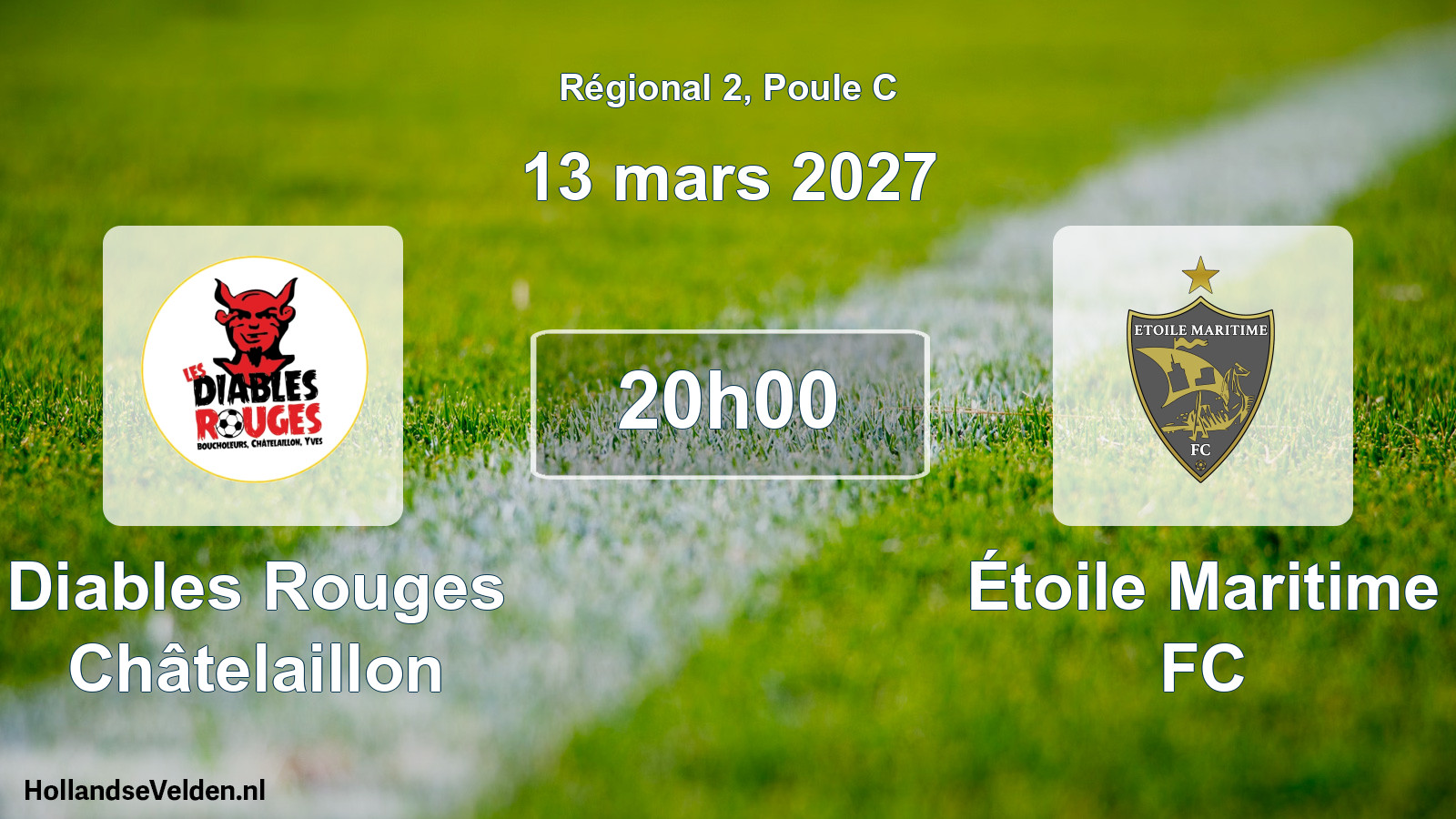 Scheduled Match: Diables Rouges Châtelaillon - Étoile Maritime FC (13 March 2027)