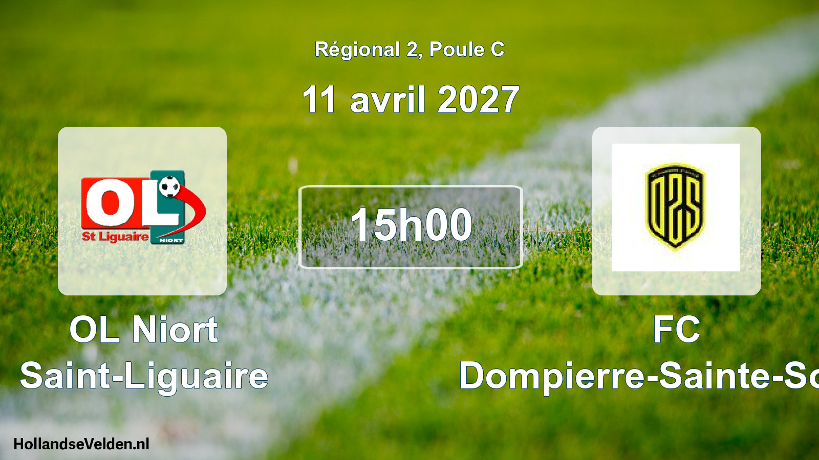 Scheduled Match: OL Niort Saint-Liguaire - FC Dompierre-Sainte-Soulle (11 April 2027)