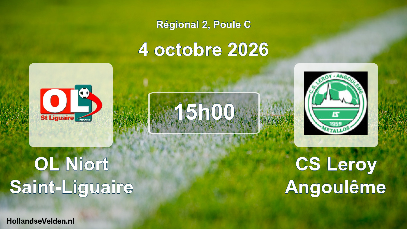 Scheduled Match: OL Niort Saint-Liguaire - CS Leroy Angoulême (4 October 2026)