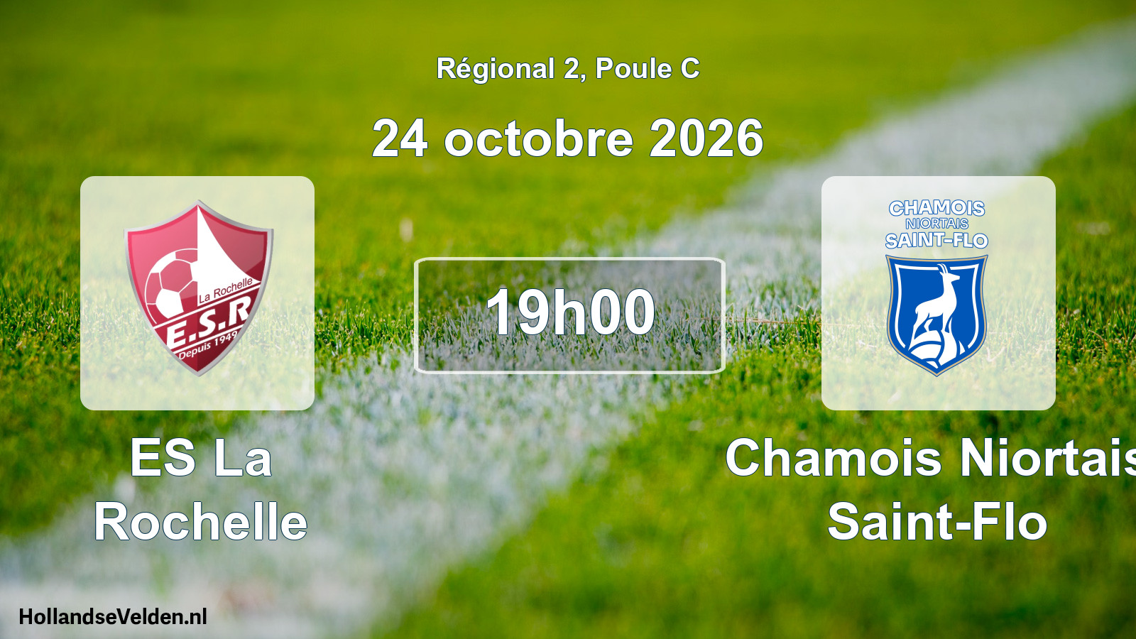 Scheduled Match: ES La Rochelle - Chamois Niortais Saint-Flo (24 October 2026)