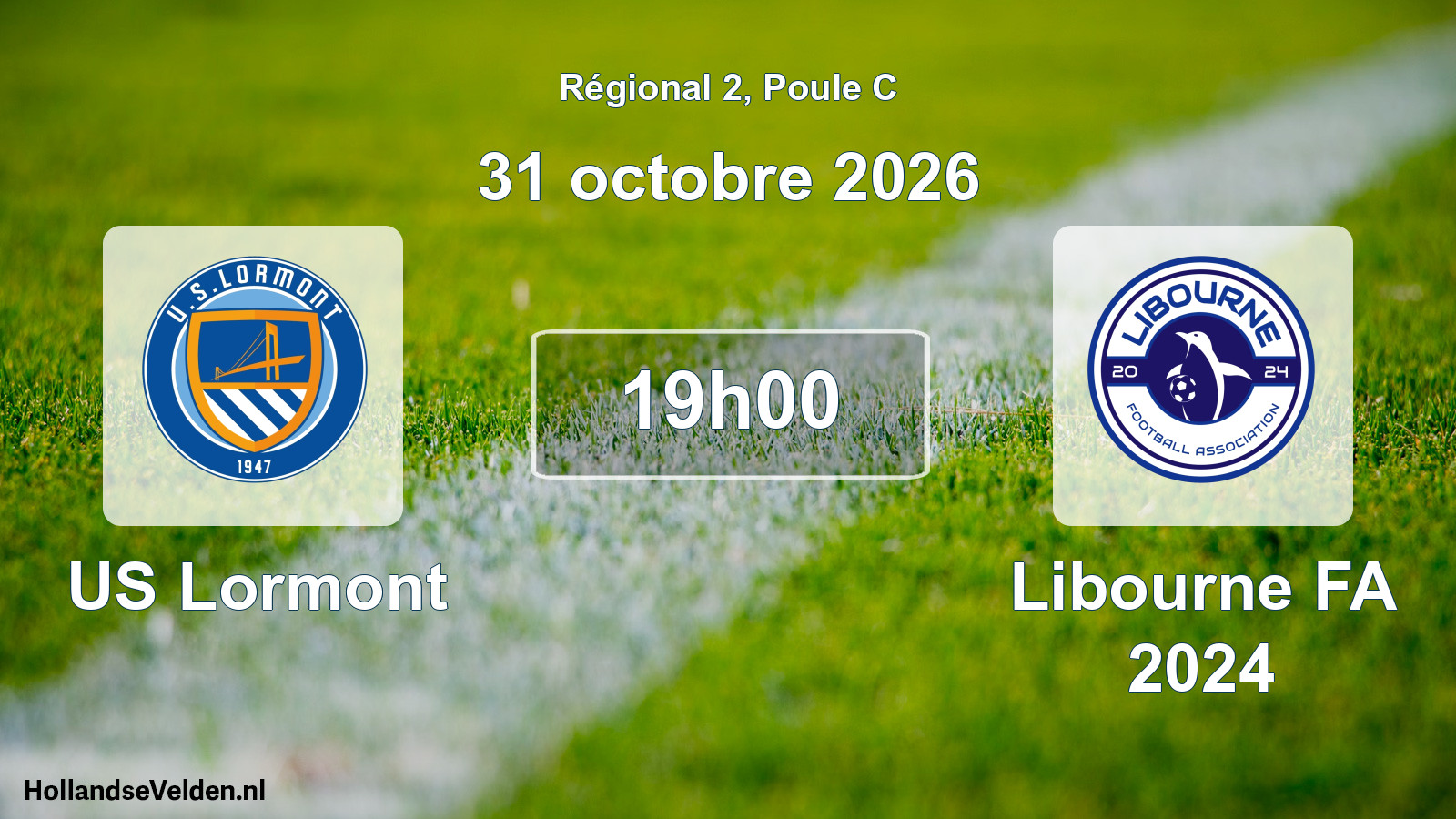 Scheduled Match: US Lormont - Libourne FA 2024 (31 October 2026)