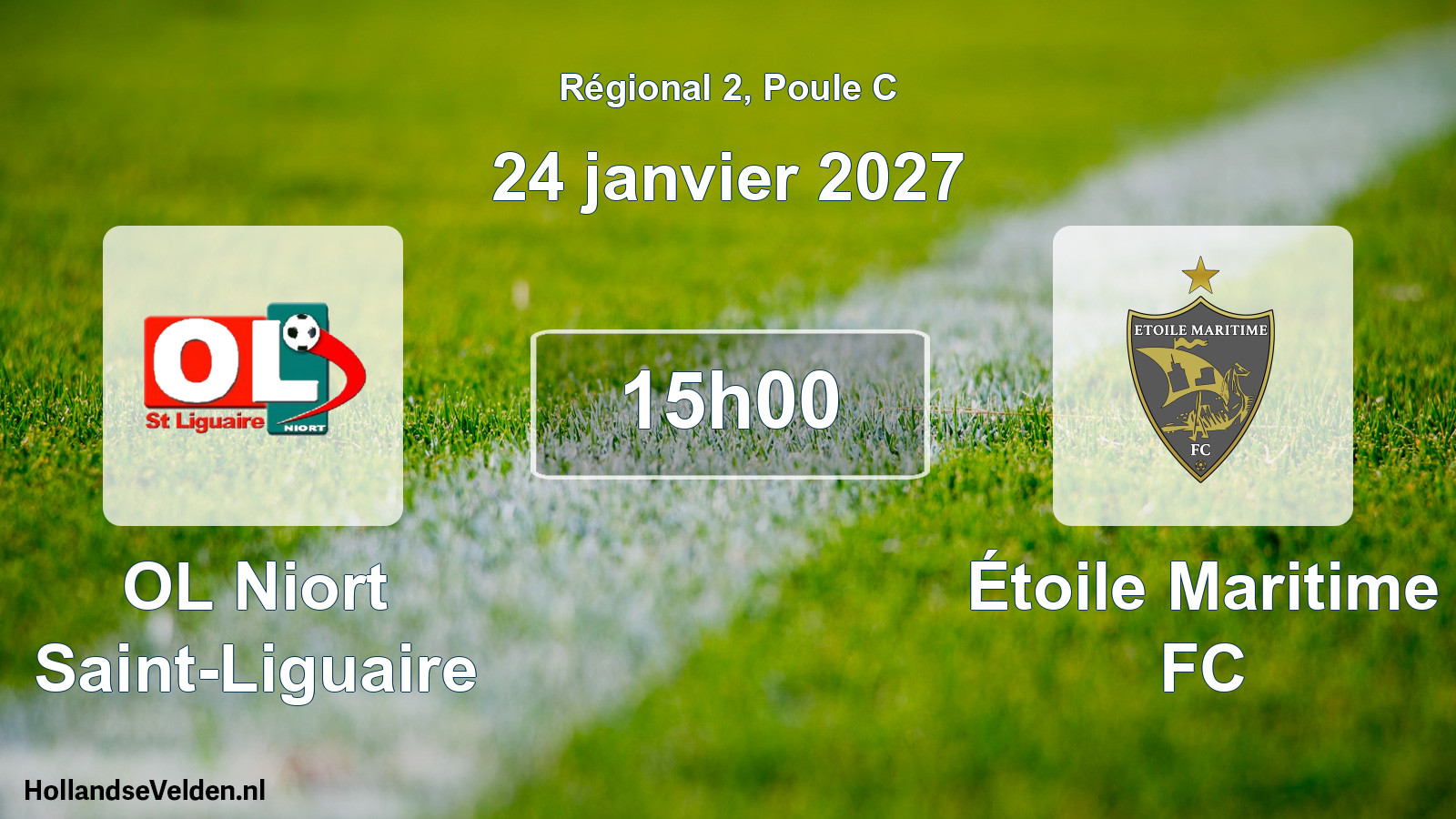 Scheduled Match: OL Niort Saint-Liguaire - Étoile Maritime FC (24 January 2027)