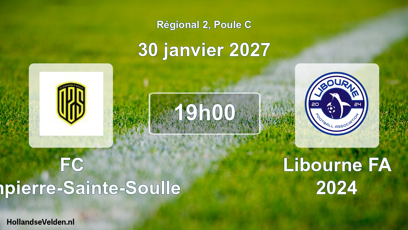 Scheduled Match: FC Dompierre-Sainte-Soulle - Libourne FA 2024 (30 January 2027)