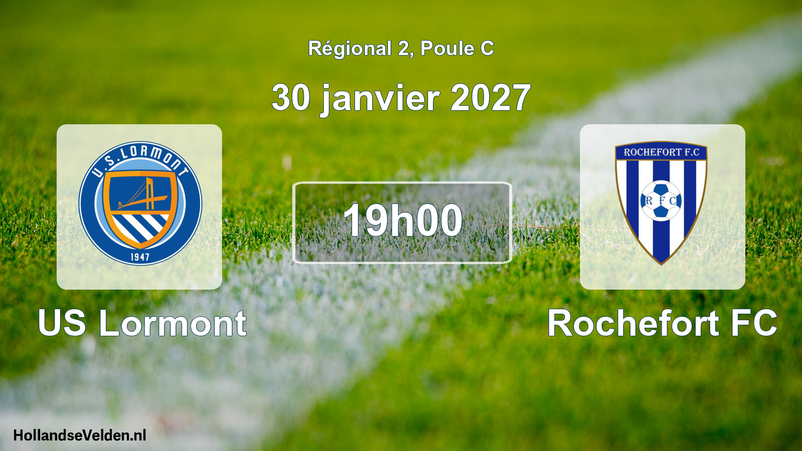 Scheduled Match: US Lormont - Rochefort FC (30 January 2027)