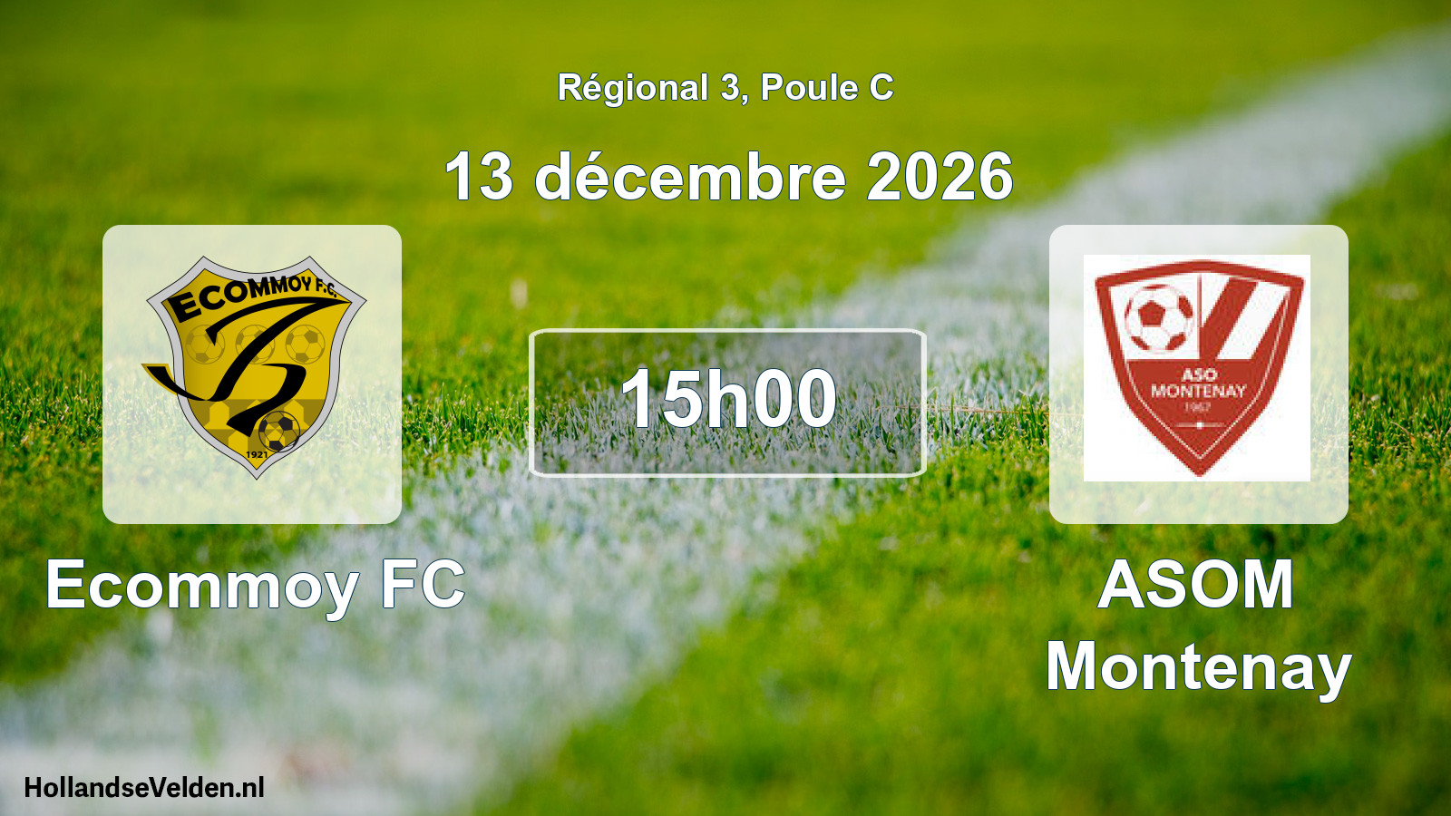 Scheduled Match: Ecommoy FC - ASOM Montenay (13 December 2026)