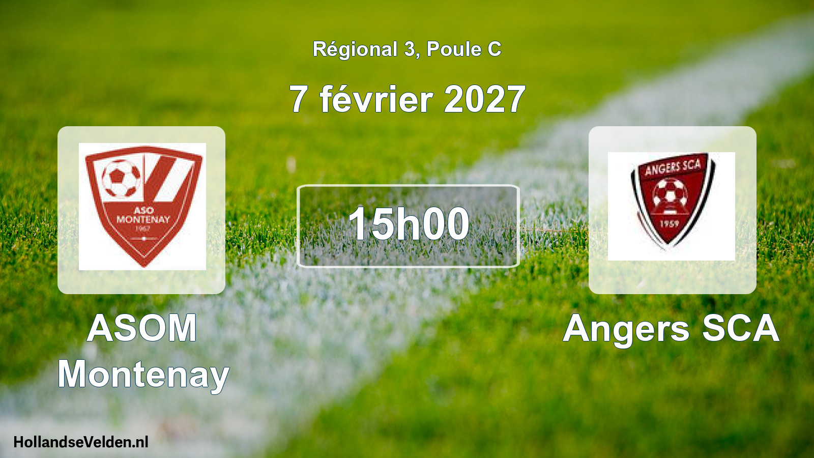 Scheduled Match: ASOM Montenay - Angers SCA (7 February 2027)