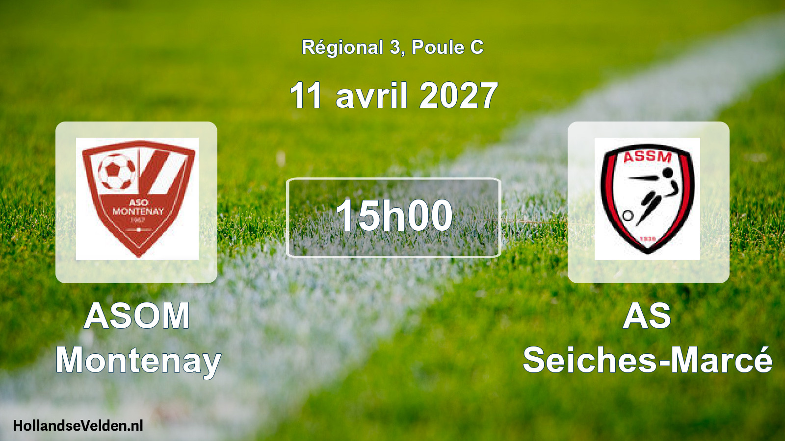 Scheduled Match: ASOM Montenay - AS Seiches-Marcé (11 April 2027)