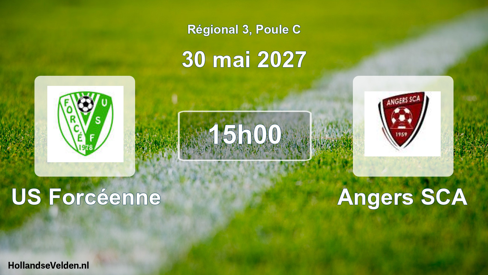 Scheduled Match: US Forcéenne - Angers SCA (30 May 2027)