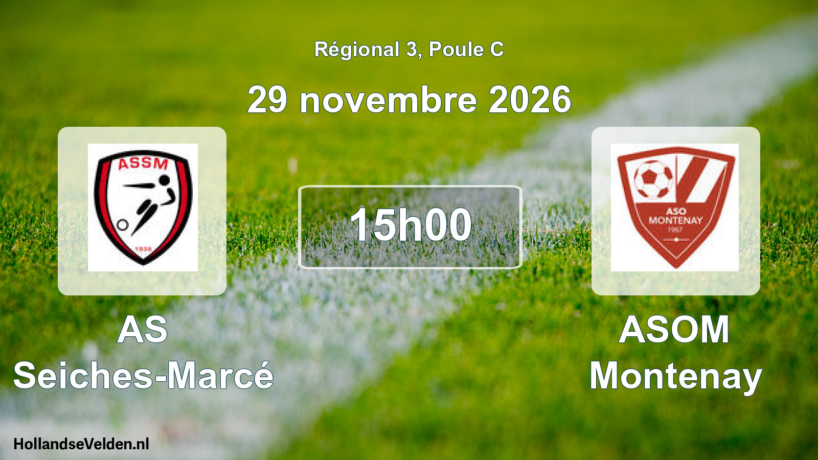 Scheduled Match: AS Seiches-Marcé - ASOM Montenay (29 November 2026)