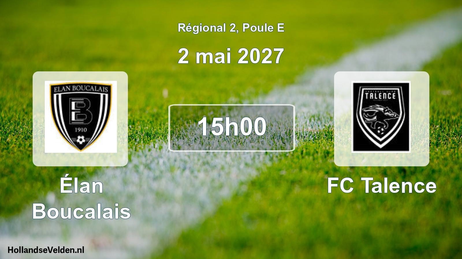 Geplande wedstrijd: Élan Boucalais - FC Talence (2 mei 2027)