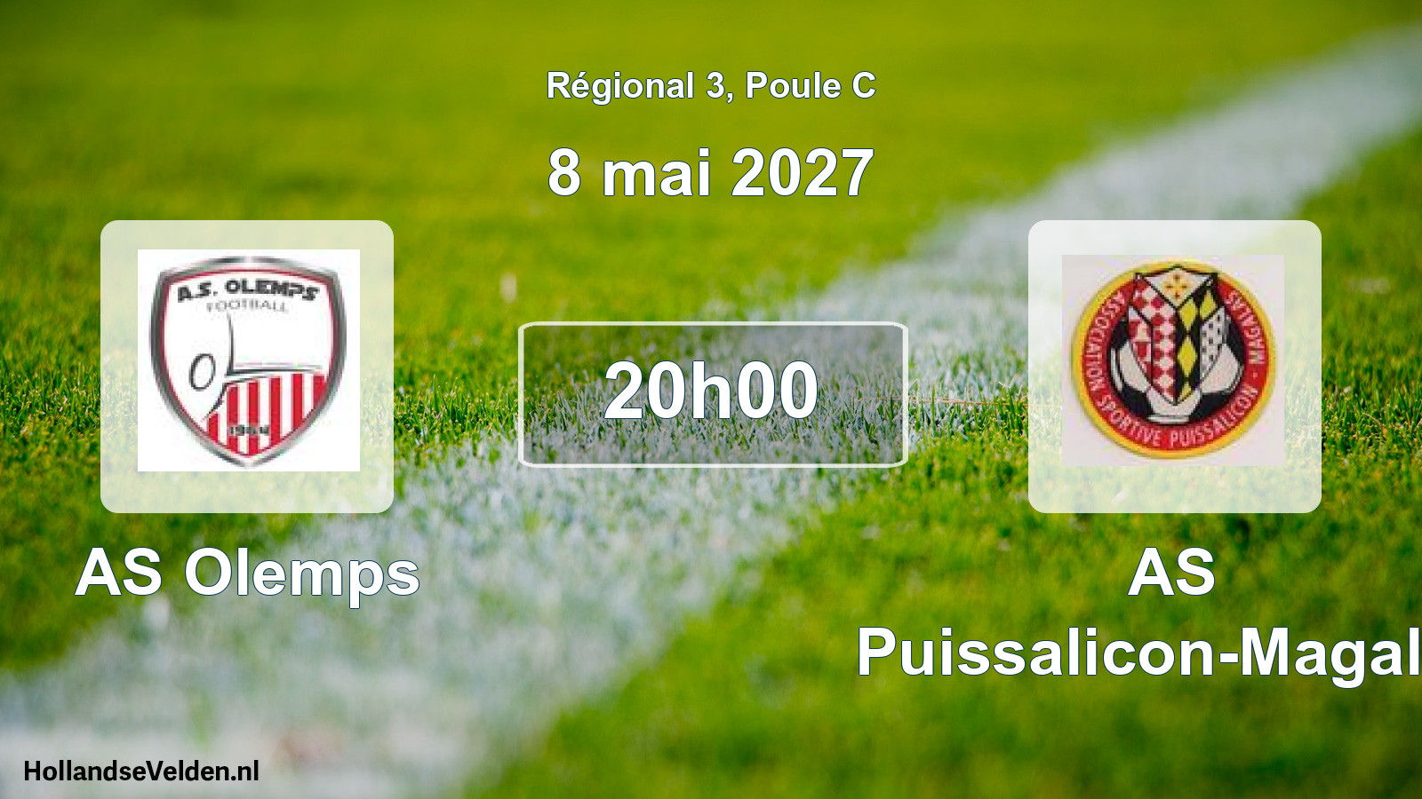 Match programmé: AS Olemps - AS Puissalicon-Magalas (8 mai 2027)